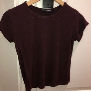 Brandy Melville Crop Top | Burgundy